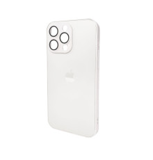 Чохол для смартфона AG Glass Matt Frame Color Logo for Apple iPhone 14 Pro Max Pearly White