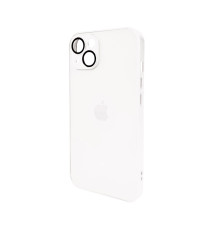 Чохол для смартфона AG Glass Matt Frame Color Logo for Apple iPhone 12 Pearly White