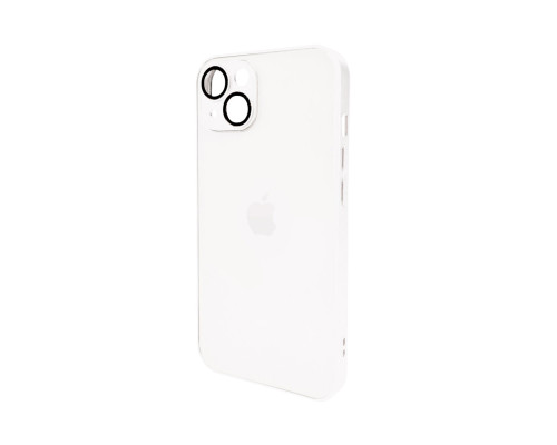 Чохол для смартфона AG Glass Matt Frame Color Logo for Apple iPhone 12 Pearly White