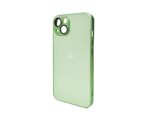 Чохол для смартфона AG Glass Matt Frame Color Logo for Apple iPhone 12 Light Green