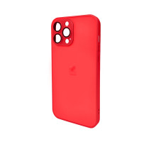 Чохол для смартфона AG Glass Matt Frame Color Logo for Apple iPhone 13 Pro Max Coke Red