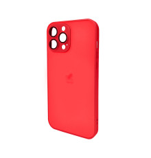 Чохол для смартфона AG Glass Matt Frame Color Logo for Apple iPhone 13 Pro Max Coke Red