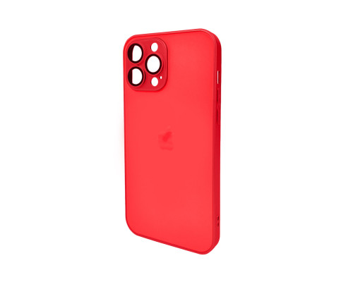 Чохол для смартфона AG Glass Matt Frame Color Logo for Apple iPhone 13 Pro Max Coke Red