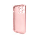 Чохол для смартфона AG Glass Matt Frame Color Logo for Apple iPhone 15 Pro Chanel Pink