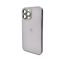 Чохол для смартфона AG Glass Matt Frame Color Logo for Apple iPhone 11 Pro Max Titanium Grey