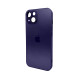 Чохол для смартфона AG Glass Matt Frame Color Logo for Apple iPhone 14 Deep Purple