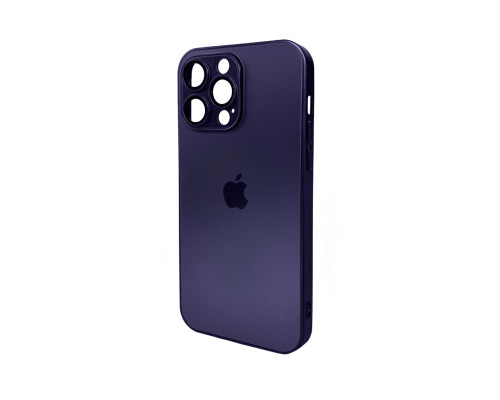 Чохол для смартфона AG Glass Matt Frame Color Logo for Apple iPhone 14 Pro Max Deep Purple