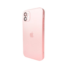 Чохол для смартфона AG Glass Matt Frame Color Logo for Apple iPhone 11 Chanel Pink