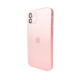 Чохол для смартфона AG Glass Matt Frame Color Logo for Apple iPhone 11 Chanel Pink