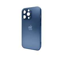 Чохол для смартфона AG Glass Matt Frame Color Logo for Apple iPhone 11 Pro Max Navy Blue