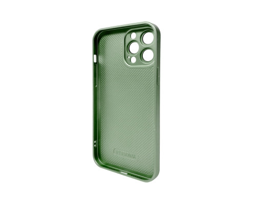 Чохол для смартфона AG Glass Matt Frame Color Logo for Apple iPhone 13 Pro Max Light Green