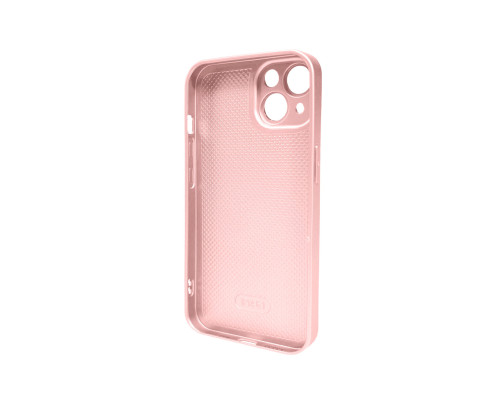 Чохол для смартфона AG Glass Matt Frame Color Logo for Apple iPhone 14 Chanel Pink