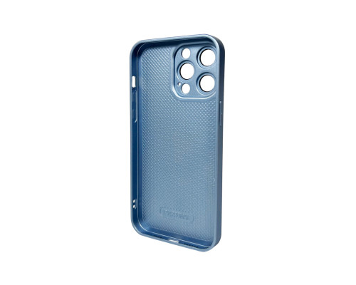 Чохол для смартфона AG Glass Matt Frame Color Logo for Apple iPhone 14 Pro Max Sierra Blue