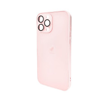 Чохол для смартфона AG Glass Matt Frame Color Logo for Apple iPhone 13 Pro Max Chanel Pink