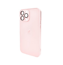 Чохол для смартфона AG Glass Matt Frame Color Logo for Apple iPhone 13 Pro Max Chanel Pink