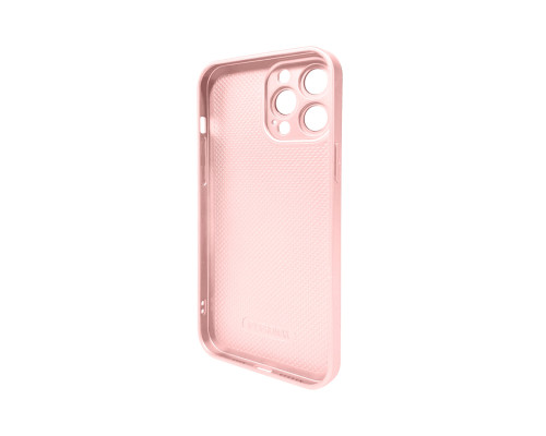 Чохол для смартфона AG Glass Matt Frame Color Logo for Apple iPhone 13 Pro Max Chanel Pink