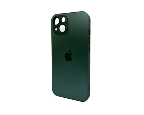 Чохол для смартфона AG Glass Matt Frame Color Logo for Apple iPhone 15 Cangling Green