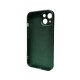 Чохол для смартфона AG Glass Matt Frame Color Logo for Apple iPhone 15 Cangling Green