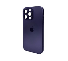 Чохол для смартфона AG Glass Matt Frame Color Logo for Apple iPhone 15 Pro Max Deep Purple