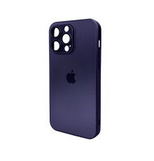 Чохол для смартфона AG Glass Matt Frame Color Logo for Apple iPhone 15 Pro Max Deep Purple