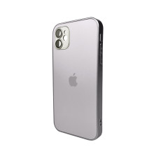 Чохол для смартфона AG Glass Matt Frame Color Logo for Apple iPhone 11 Titanium Grey