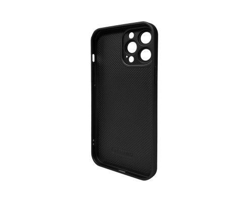 Чохол для смартфона AG Glass Matt Frame Color Logo for Apple iPhone 13 Pro Max Graphite Black