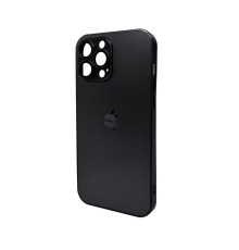 Чохол для смартфона AG Glass Matt Frame Color Logo for Apple iPhone 13 Pro Max Graphite Black