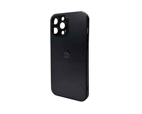 Чохол для смартфона AG Glass Matt Frame Color Logo for Apple iPhone 13 Pro Max Graphite Black