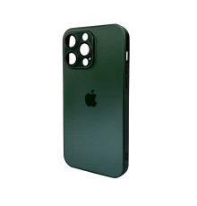 Чохол для смартфона AG Glass Matt Frame Color Logo for Apple iPhone 14 Pro Max Cangling Green