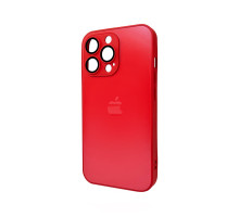 Чохол для смартфона AG Glass Matt Frame Color Logo for Apple iPhone 11 Pro Coke Red