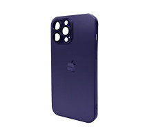 Чохол для смартфона AG Glass Matt Frame Color Logo for Apple iPhone 12 Pro Max Deep Purple