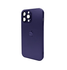 Чохол для смартфона AG Glass Matt Frame Color Logo for Apple iPhone 12 Pro Max Deep Purple