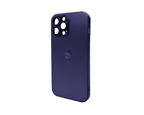 Чохол для смартфона AG Glass Matt Frame Color Logo for Apple iPhone 12 Pro Max Deep Purple