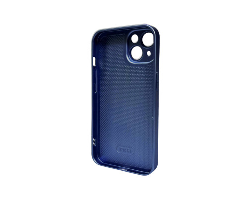 Чохол для смартфона AG Glass Matt Frame Color Logo for Apple iPhone 15 Navy Blue