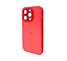 Чохол для смартфона AG Glass Matt Frame Color Logo for Apple iPhone 15 Pro Coke Red