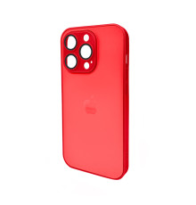 Чохол для смартфона AG Glass Matt Frame Color Logo for Apple iPhone 15 Pro Coke Red