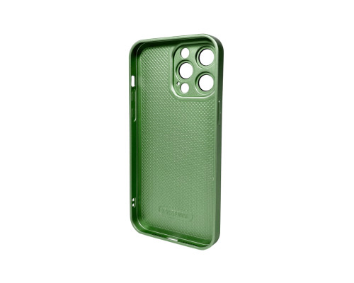 Чохол для смартфона AG Glass Matt Frame Color Logo for Apple iPhone 15 Pro Max Light Green