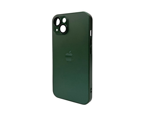 Чохол для смартфона AG Glass Matt Frame Color Logo for Apple iPhone 13 Cangling Green