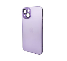 Чохол для смартфона AG Glass Matt Frame Color Logo for Apple iPhone 15 Light Purple