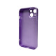 Чохол для смартфона AG Glass Matt Frame Color Logo for Apple iPhone 15 Light Purple