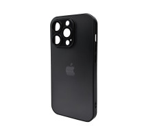 Чохол для смартфона AG Glass Matt Frame Color Logo for Apple iPhone 15 Pro Graphite Black