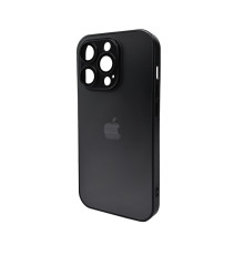 Чохол для смартфона AG Glass Matt Frame Color Logo for Apple iPhone 15 Pro Graphite Black