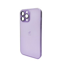 Чохол для смартфона AG Glass Matt Frame Color Logo for Apple iPhone 13 Pro Max Light Purple