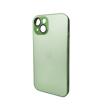 Чохол для смартфона AG Glass Matt Frame Color Logo for Apple iPhone 15 Light Green