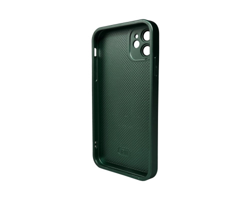 Чохол для смартфона AG Glass Matt Frame Color Logo for Apple iPhone 11 Cangling Green