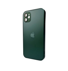 Чохол для смартфона AG Glass Matt Frame Color Logo for Apple iPhone 11 Cangling Green