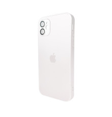 Чохол для смартфона AG Glass Matt Frame Color Logo for Apple iPhone 11 Pearly White