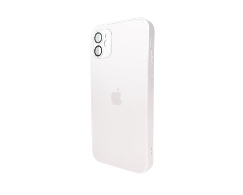 Чохол для смартфона AG Glass Matt Frame Color Logo for Apple iPhone 11 Pearly White