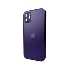 Чохол для смартфона AG Glass Matt Frame Color Logo for Apple iPhone 11 Deep Purple