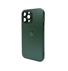 Чохол для смартфона AG Glass Matt Frame Color Logo for Apple iPhone 13 Pro Max Cangling Green